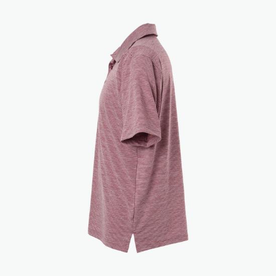 Relay Heathered Stripe Polo - Men's