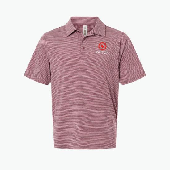 Relay Heathered Stripe Polo - Men's