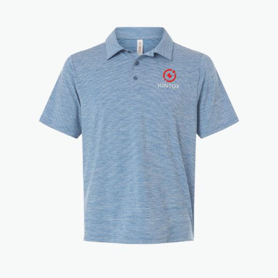 Relay Heathered Stripe Polo - Men's