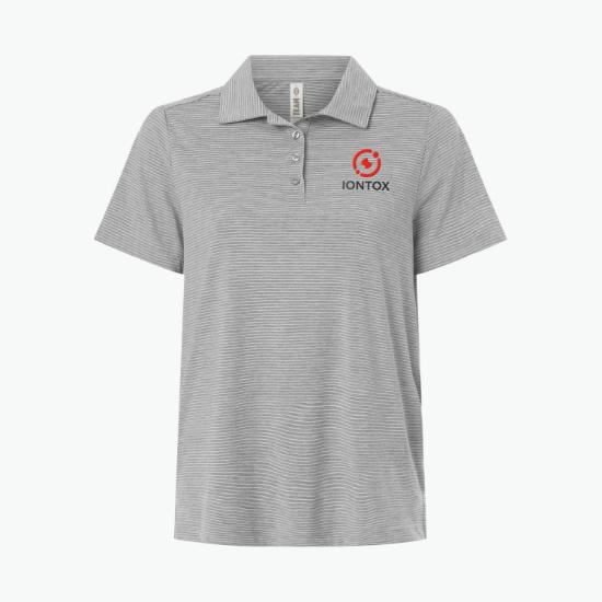 Relay Heathered Stripe Polo - Women's