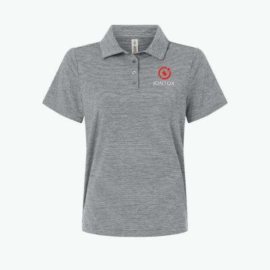Relay Heathered Stripe Polo - Women's