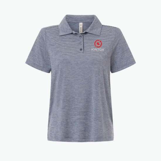 Relay Heathered Stripe Polo - Women's