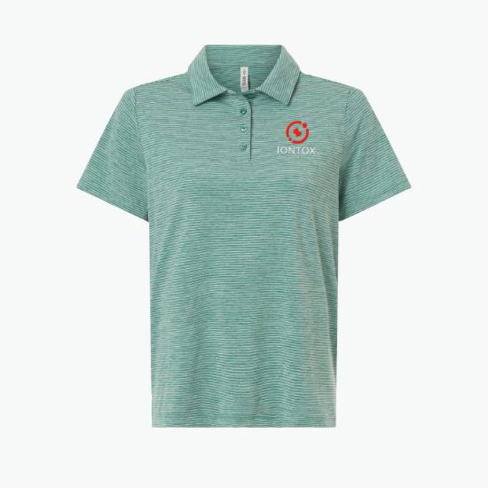 Relay Heathered Stripe Polo - Women's