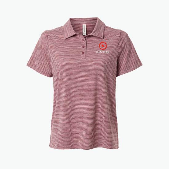 Relay Heathered Stripe Polo - Women's