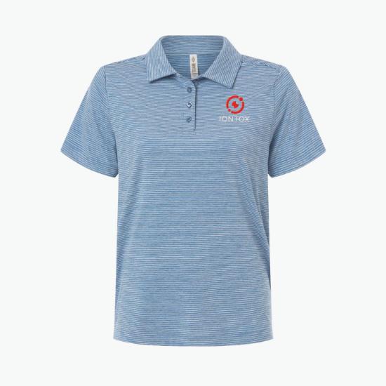 Relay Heathered Stripe Polo - Women's