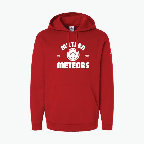 Adidas Fleece Hooded Sweatshirt - Silkscreened
