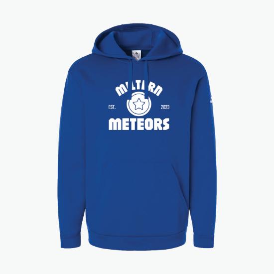 Adidas Fleece Hooded Sweatshirt - Silkscreened
