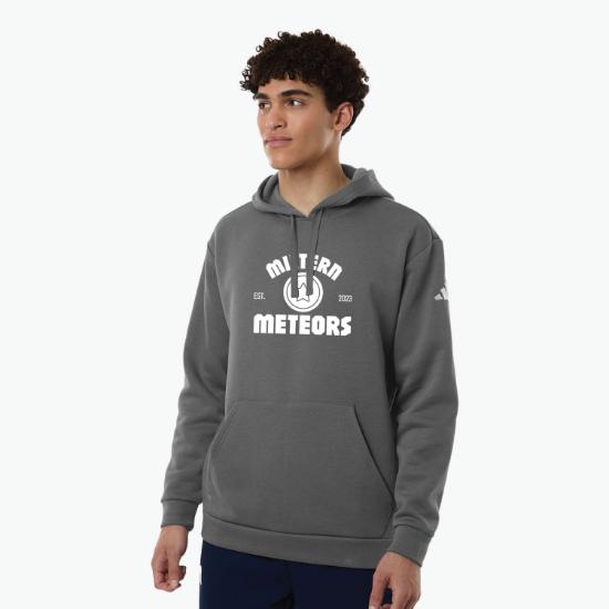 Adidas Fleece Hooded Sweatshirt - Silkscreened