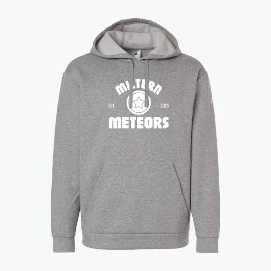 Adidas Fleece Hooded Sweatshirt - Silkscreened