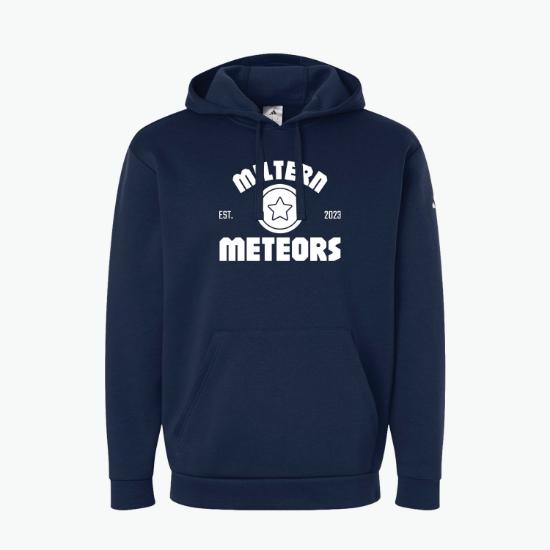 Adidas Fleece Hooded Sweatshirt - Silkscreened