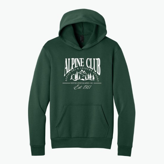 Port & Co Easy Fleece Hooded Sweatshirt - Silkscreened