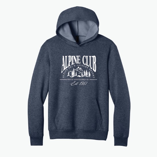 Port & Co Easy Fleece Hooded Sweatshirt - Silkscreened