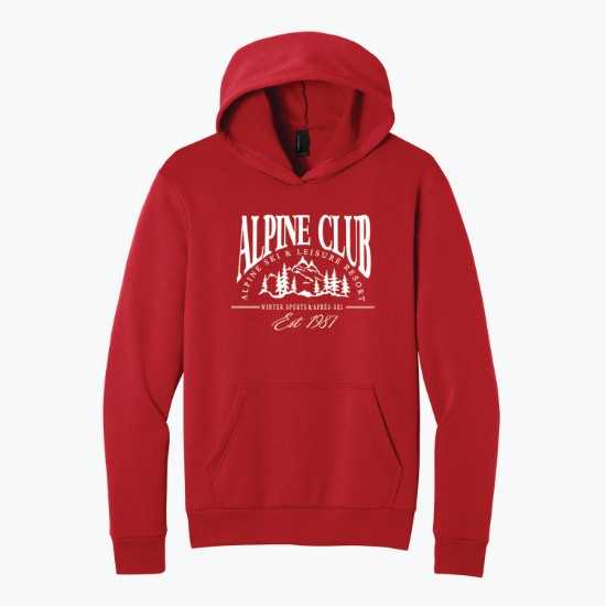 Port & Co Easy Fleece Hooded Sweatshirt - Silkscreened