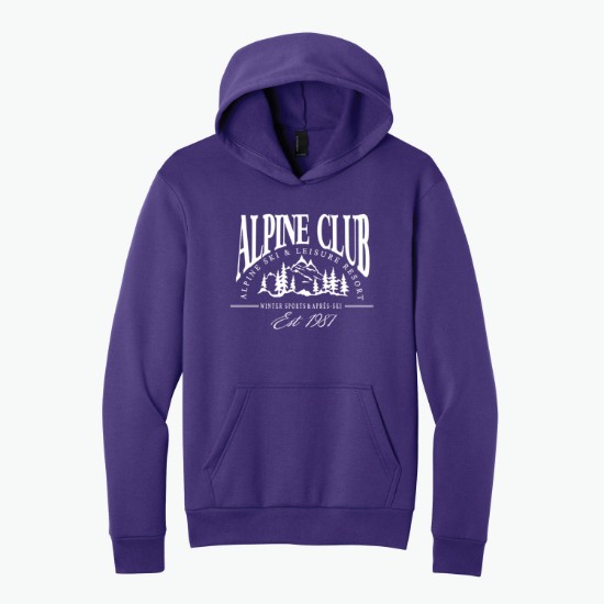 Port & Co Easy Fleece Hooded Sweatshirt - Silkscreened