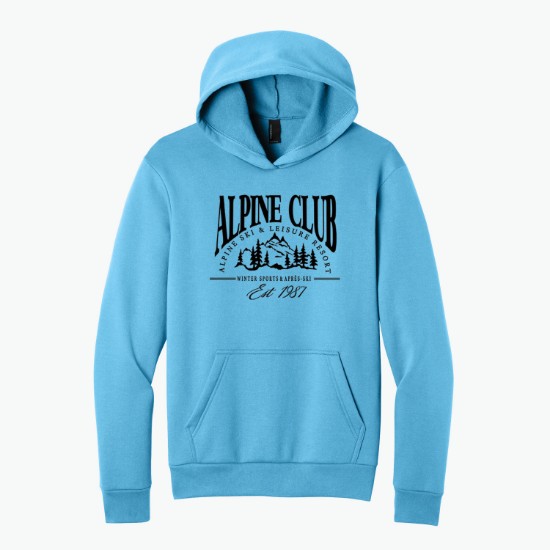 Port & Co Easy Fleece Hooded Sweatshirt - Silkscreened