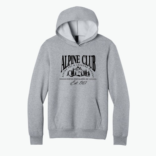 Port & Co Easy Fleece Hooded Sweatshirt - Silkscreened