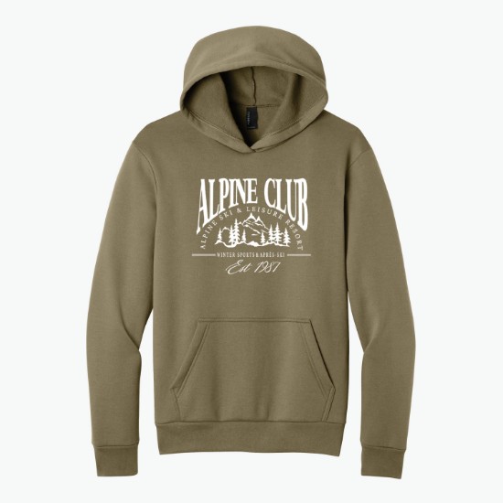 Port & Co Easy Fleece Hooded Sweatshirt - Silkscreened