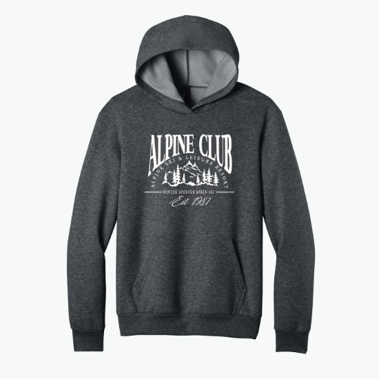 Port & Co Easy Fleece Hooded Sweatshirt - Silkscreened