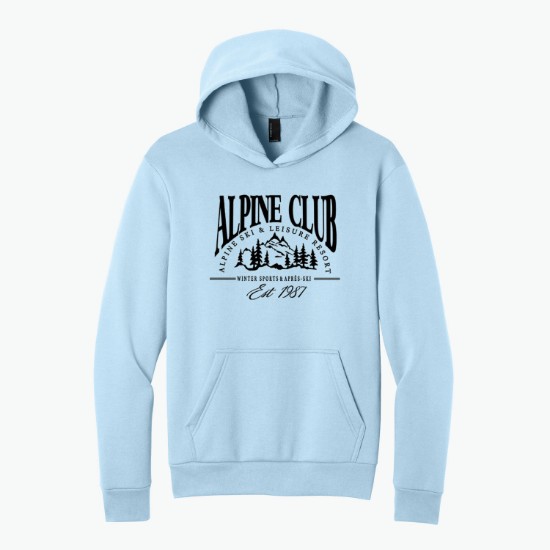Port & Co Easy Fleece Hooded Sweatshirt - Silkscreened