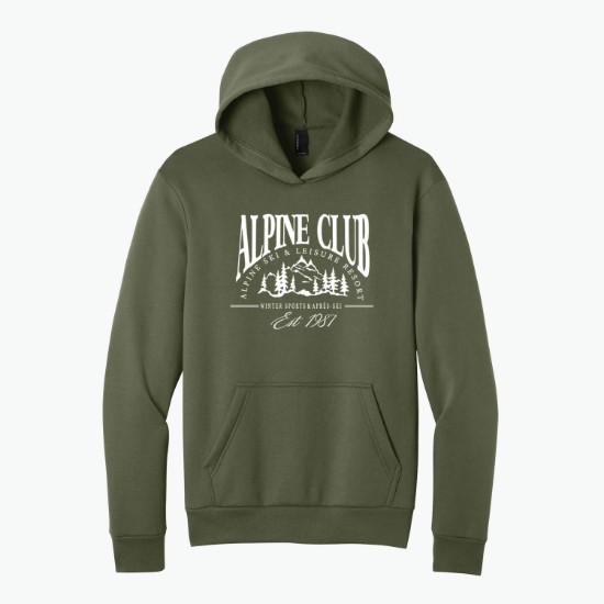 Port & Co Easy Fleece Hooded Sweatshirt - Silkscreened