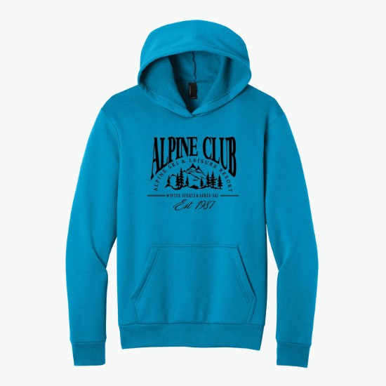Port & Co Easy Fleece Hooded Sweatshirt - Silkscreened