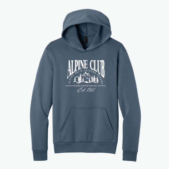 Port & Co Easy Fleece Hooded Sweatshirt - Silkscreened