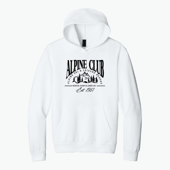 Port & Co Easy Fleece Hooded Sweatshirt - Silkscreened