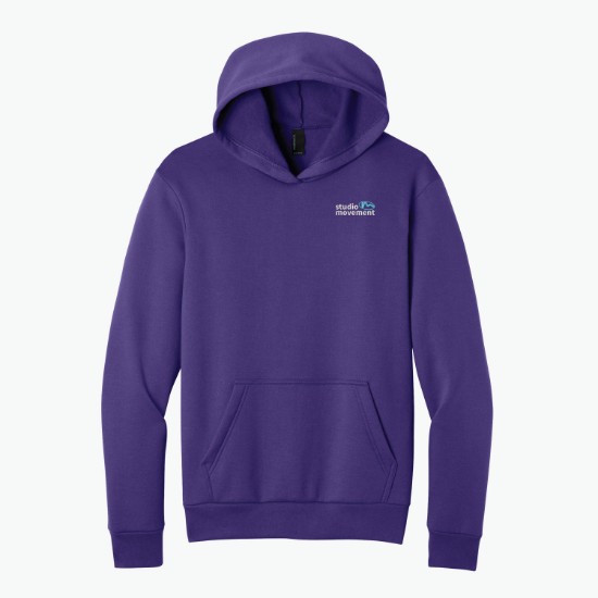 Port & Co Easy Fleece Hooded Sweatshirt - Embroidered