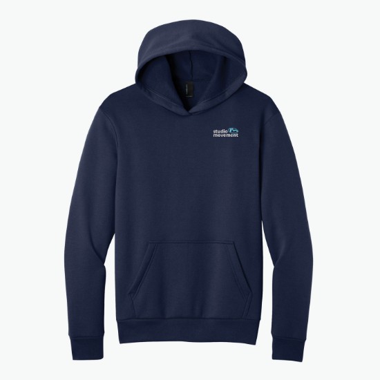 Port & Co Easy Fleece Hooded Sweatshirt - Embroidered