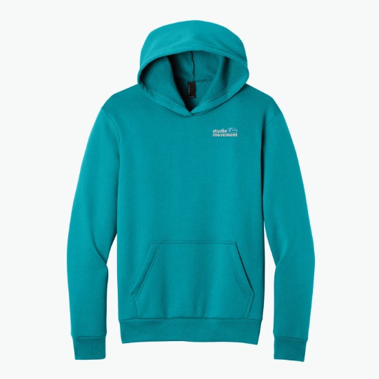 Port & Co Easy Fleece Hooded Sweatshirt - Embroidered