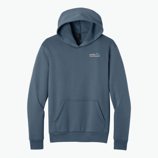 Port & Co Easy Fleece Hooded Sweatshirt - Embroidered