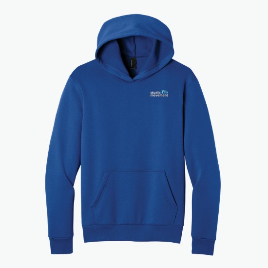 Port & Co Easy Fleece Hooded Sweatshirt - Embroidered