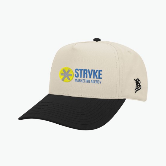 Branded Bills Bare Curved Two-Tone Canvas Cap