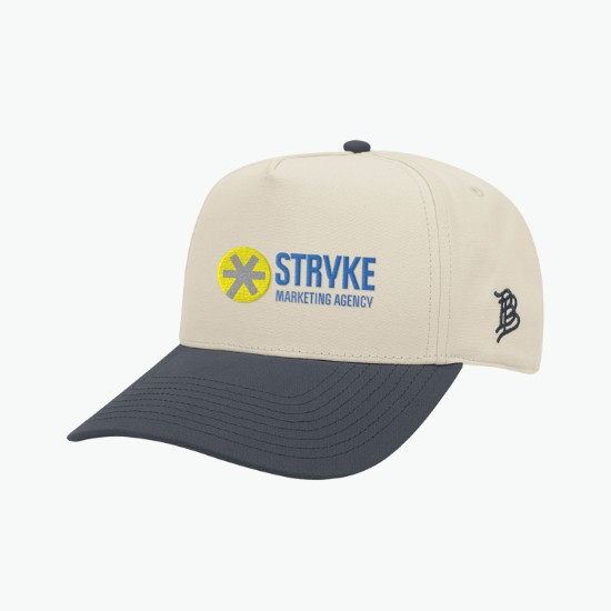 Branded Bills Bare Curved Two-Tone Canvas Cap