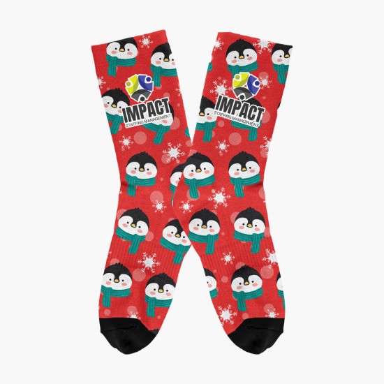 Holiday Print Socks