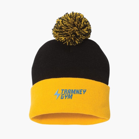 Sportsman Pom Pom Cuffed Beanie