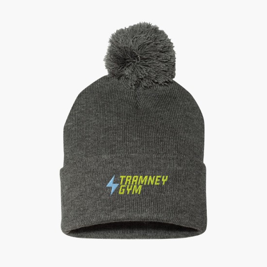 Sportsman Pom Pom Cuffed Beanie