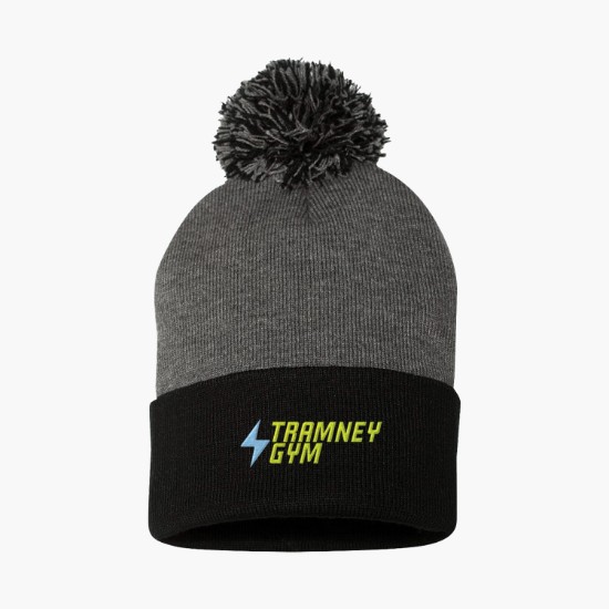 Sportsman Pom Pom Cuffed Beanie
