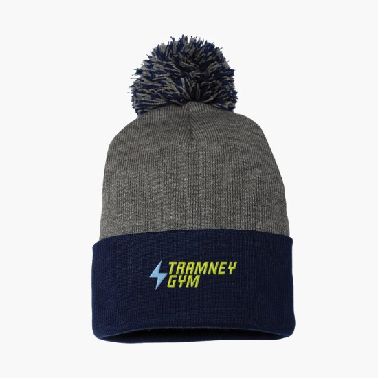 Sportsman Pom Pom Cuffed Beanie