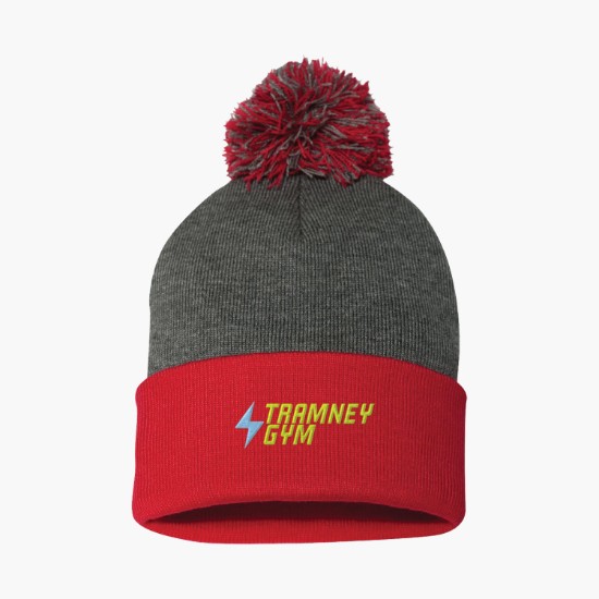 Sportsman Pom Pom Cuffed Beanie