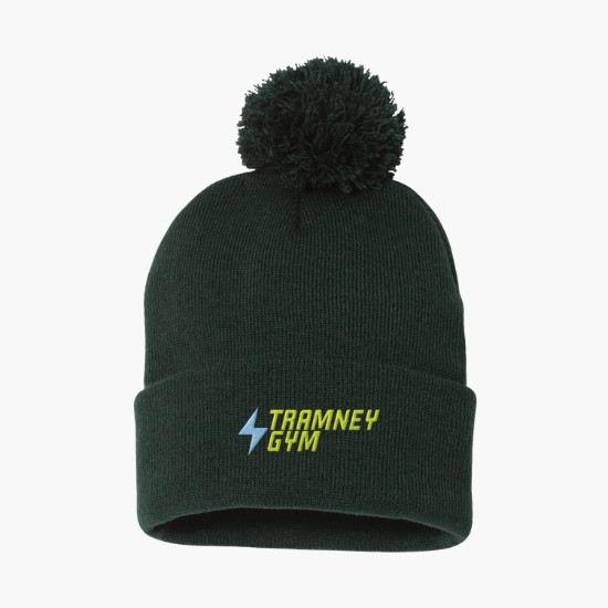 Sportsman Pom Pom Cuffed Beanie
