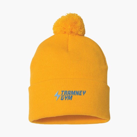 Sportsman Pom Pom Cuffed Beanie