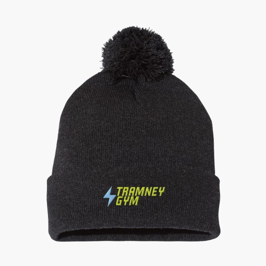 Sportsman Pom Pom Cuffed Beanie
