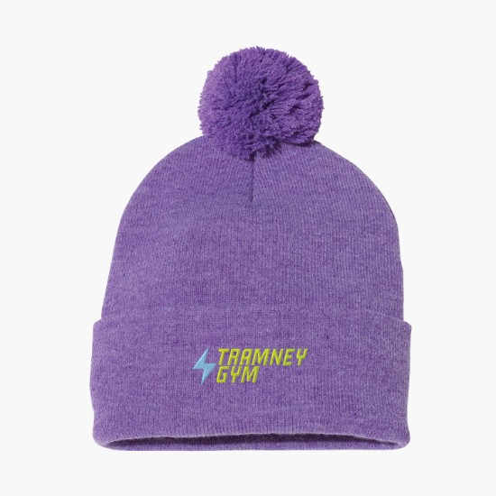 Sportsman Pom Pom Cuffed Beanie