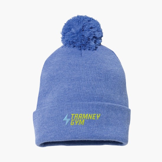 Sportsman Pom Pom Cuffed Beanie