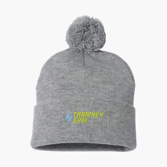 Sportsman Pom Pom Cuffed Beanie