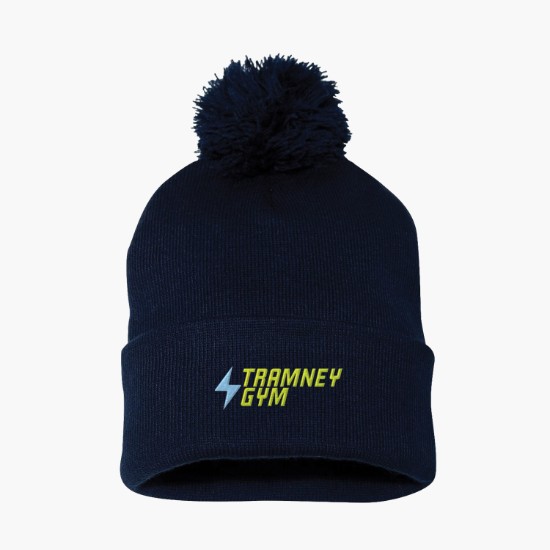 Sportsman Pom Pom Cuffed Beanie