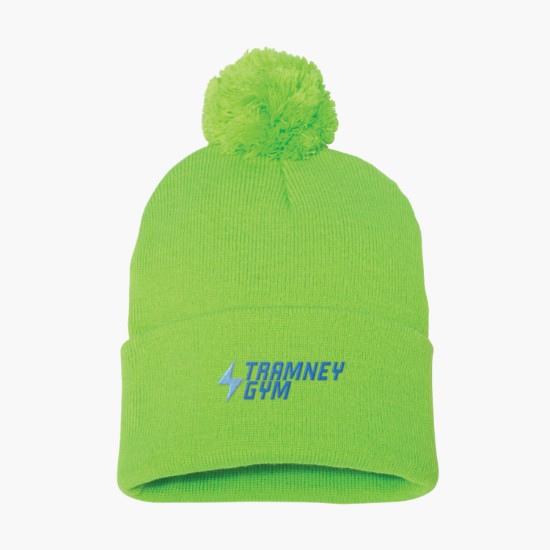 Sportsman Pom Pom Cuffed Beanie