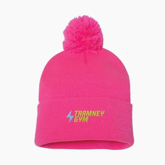 Sportsman Pom Pom Cuffed Beanie
