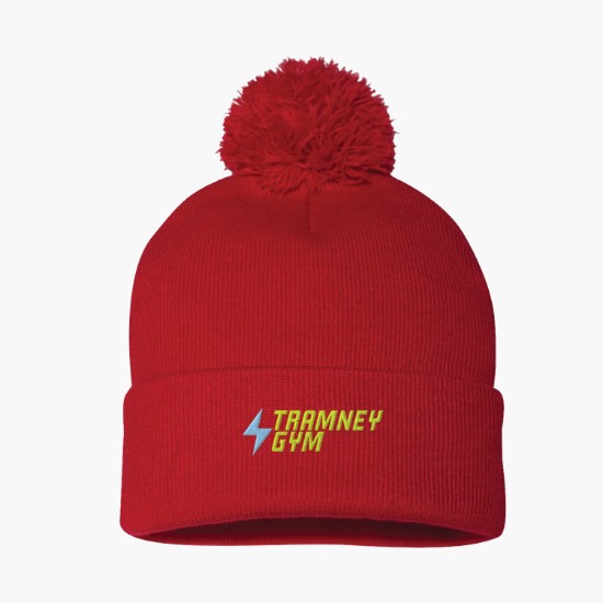 Sportsman Pom Pom Cuffed Beanie